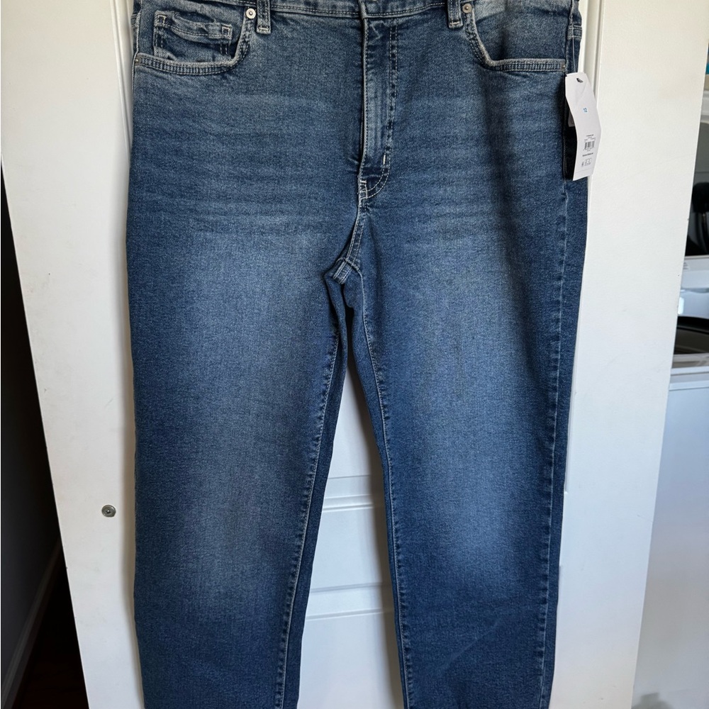 Time and Tru Women's Boyfriend Jeans in Medium Blue Wash